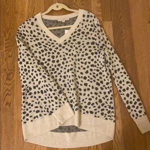 Loft Print Sweater